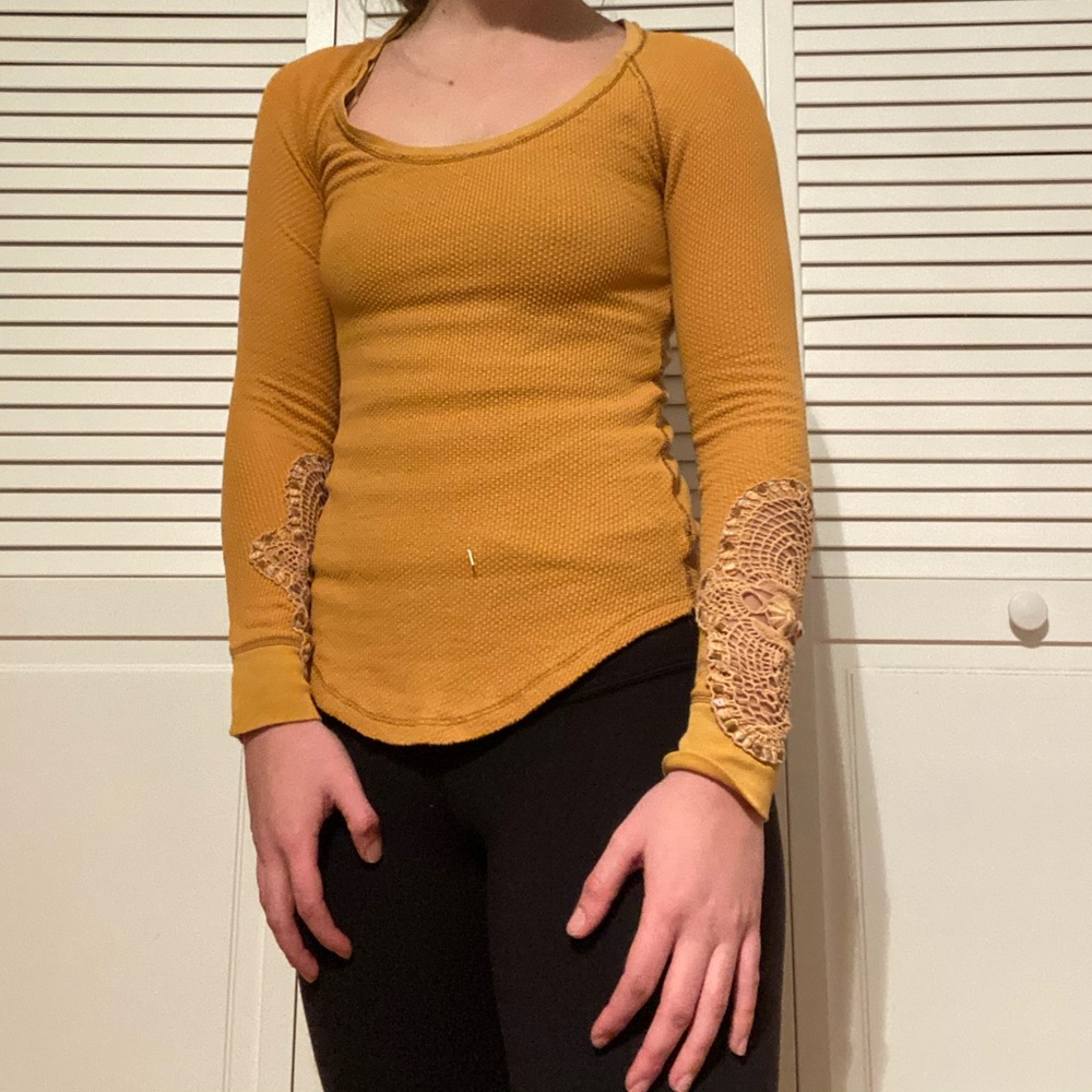 We the Free Yellow Long Sleeve - Picture 3 of 9